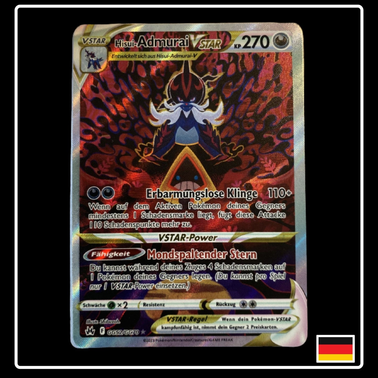 Hisui-Admurai VSTAR Alternative Art Deutsch GG52/GG70 Zenit der Könige