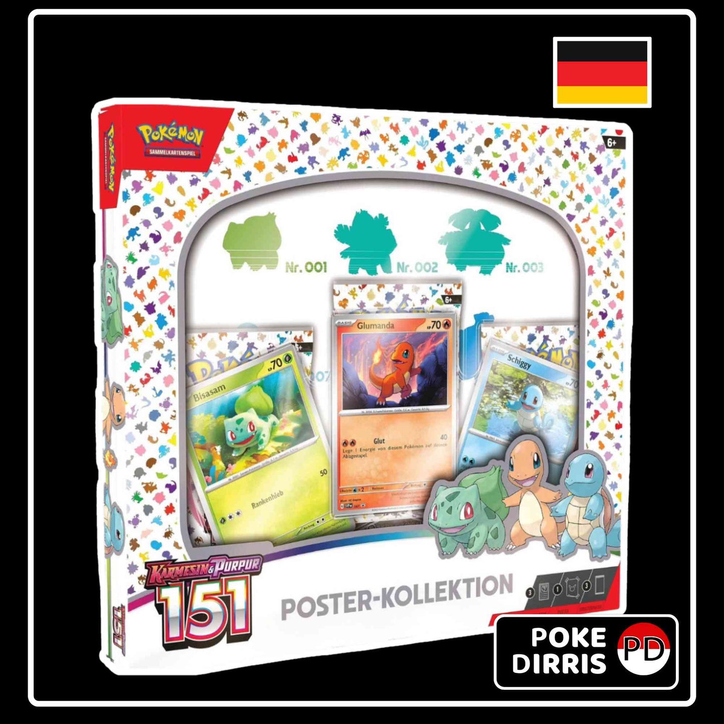 Pokemon 151 Kollektion Poster (DE)