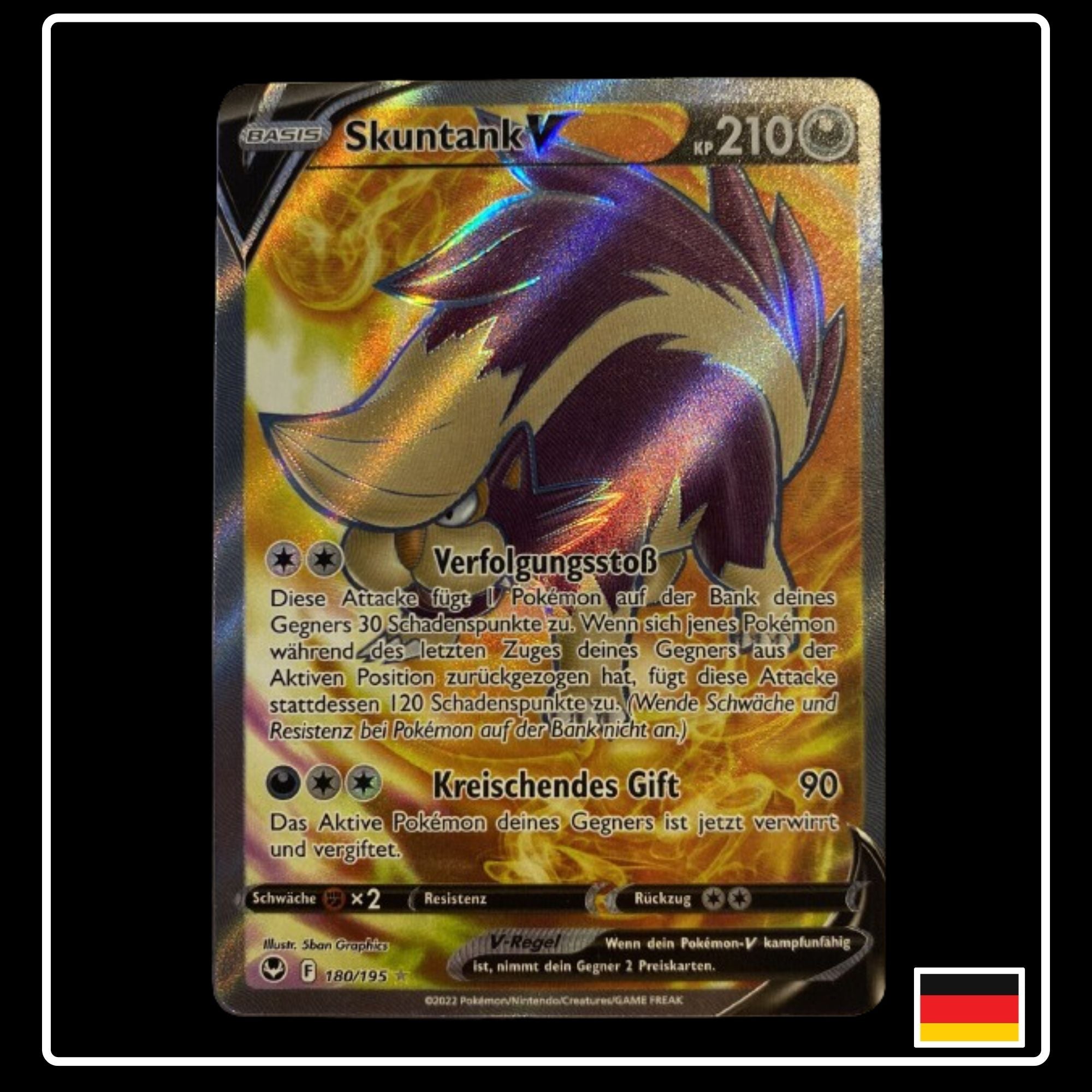 Skuntank V Full Art Deutsch 180/195 Silberne Sturmwinde PokeDirris Skuntank V Full Art Deutsch 180/195 Silberne Sturmwinde PokeDirris