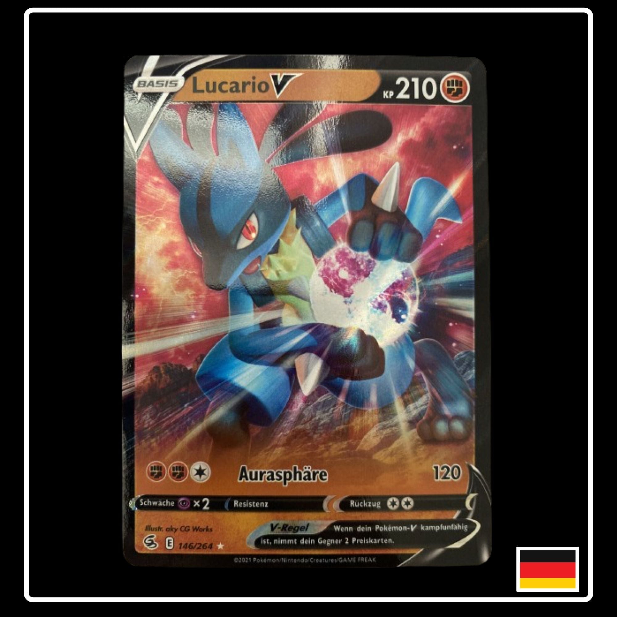Pokemon Cards Rare Lucario V 146/264 Fusion Strike Ultra Rare Pokemon Card - Near Mint Condition Gold Pokemon Cards Pack Pokemon Cards Rare Lucario V 146/264 Fusion Strike Ultra Rare Pokemon Card - Near Mint Condition Gold Pokemon Cards Pack