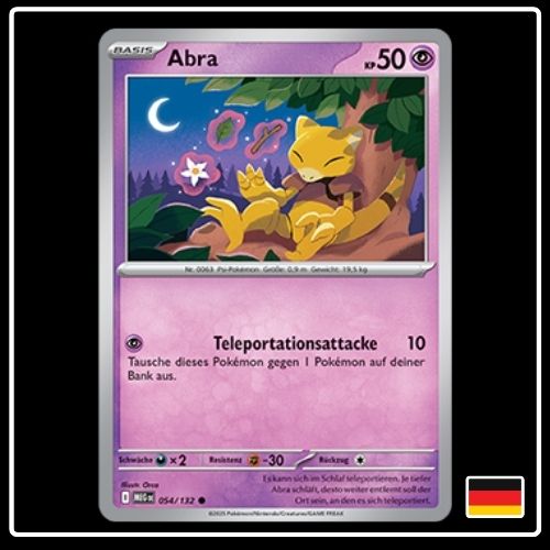 Abra 054/132 Pokemon Mega Entwicklung