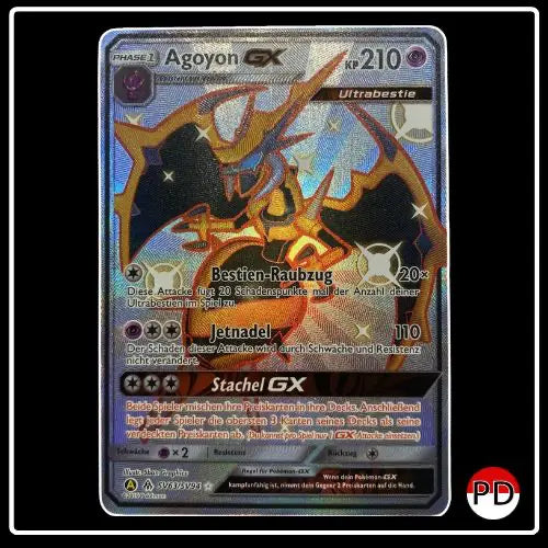 Agoyon GX Shiny SV63/SV94 Pokemon Verborgenes Schicksal