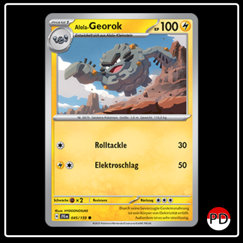 Alola-Georok 045/159 Pokemon Reisegefährten