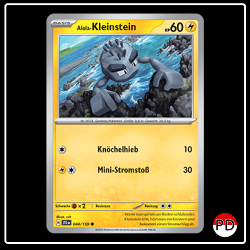 Alola-Kleinstein 044/159 Pokemon Reisegefährten