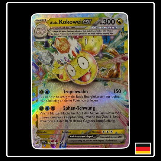 Alola-Kokowei ex 133/191 Pokemon Stürmische Funken