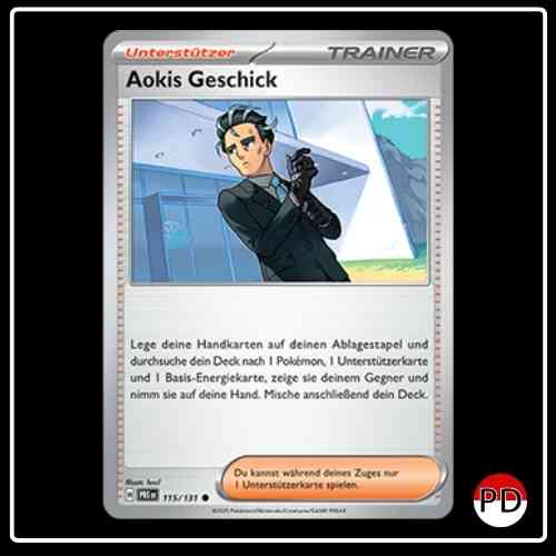 Aokis Geschick 115/131 Pokemon Prismatische Entwicklungen