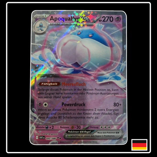 Apoquallyp ex 045/086 Pokemon Weisse Flammen