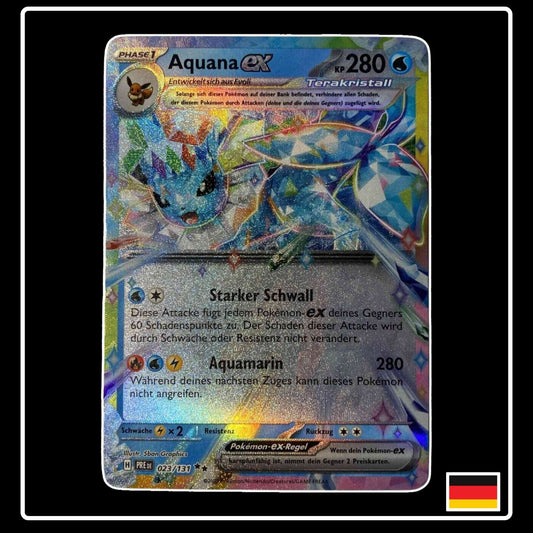Aquana ex 023/131 Pokemon Prismatische Entwicklungen