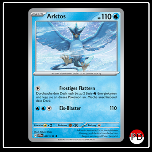 Arktos 032/159 Pokemon Reisegefährten