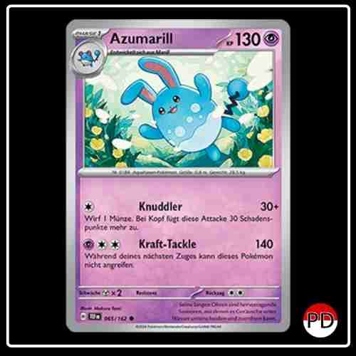 Azumarill 065/162 Pokemon Gewalten der Zeit