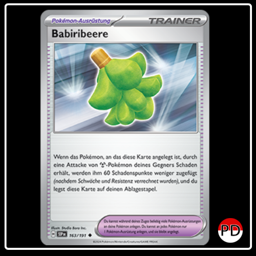 Babiribeere 163/191 Pokemon Stürmische Funken