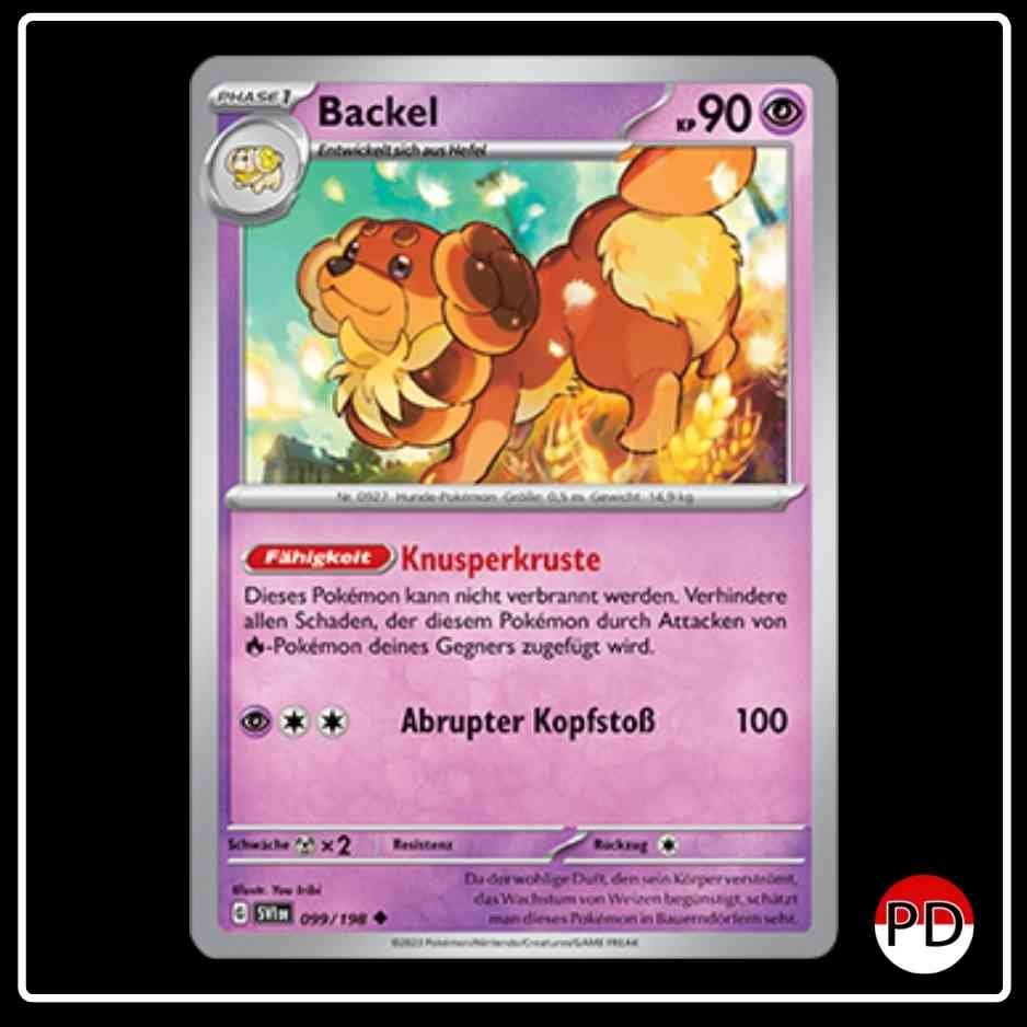 Backel 099/198 Pokemon Karmesin & Purpur