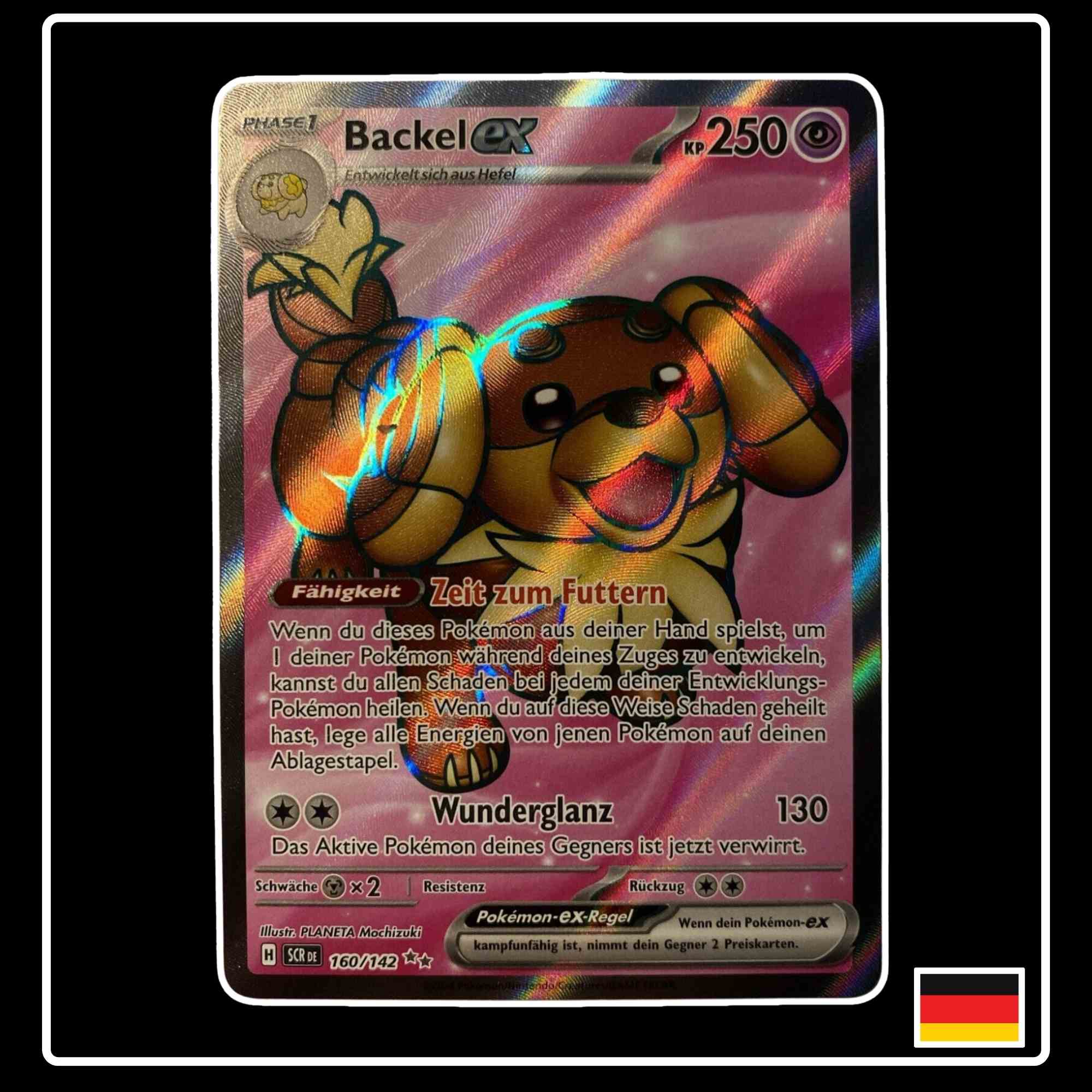 160 142 pokemon card Backel ex Full Art 160/142 Stellarkrone – PokeDirris
