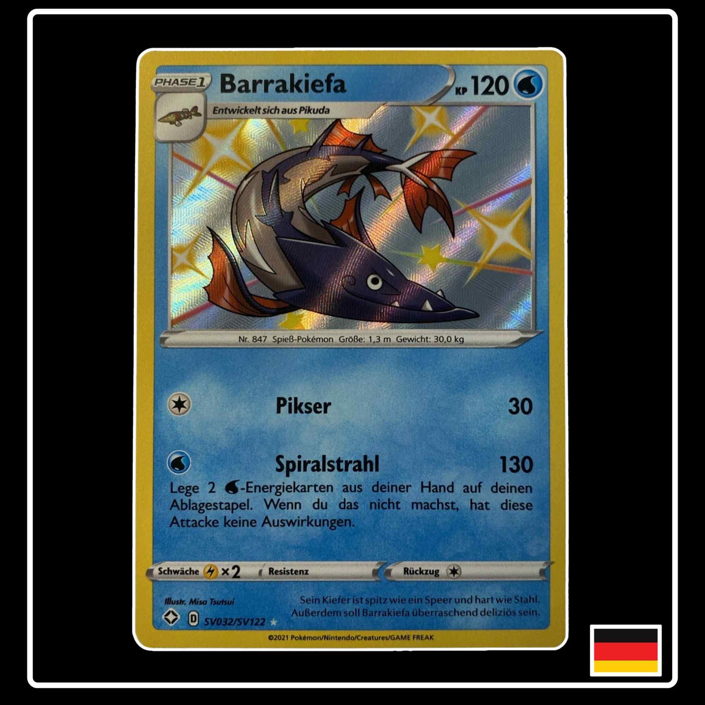 Barrakiefa Shiny Deutsch SV032/SV122 Glänzendes Schicksal