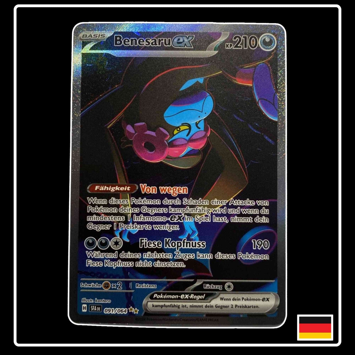 Benesaru ex SIR 091/064 Pokemon Nebel der Sagen