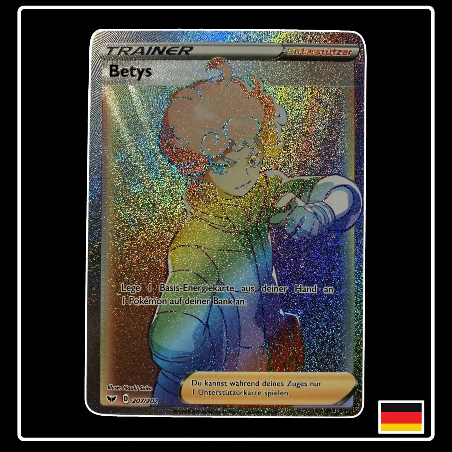 Betys Trainer Rainbow 207/202 Pokemon Schwert & Schild
