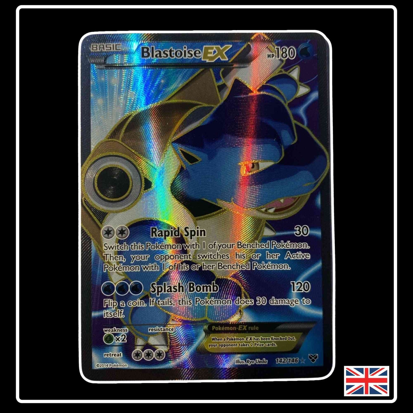 Blastoise EX 142/146 Pokemon XY Base Set