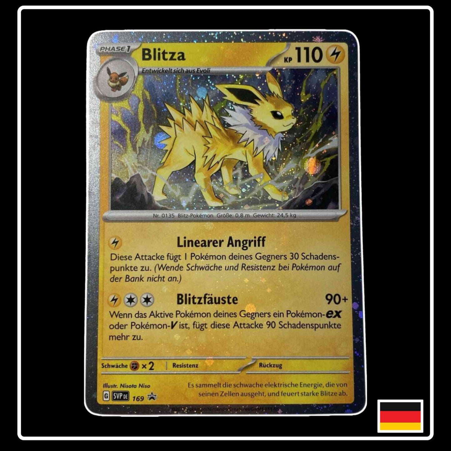 Blitza Holo SVP DE 169 SV Black Star Promo