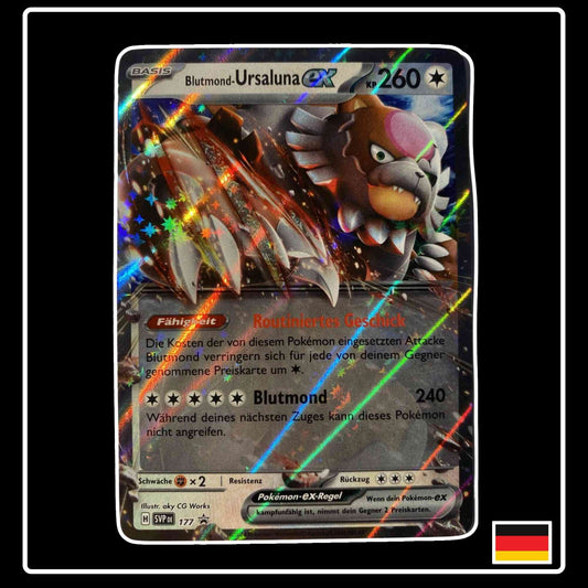 Blutmond-Ursaluna ex Black Star Promo SVP DE 177
