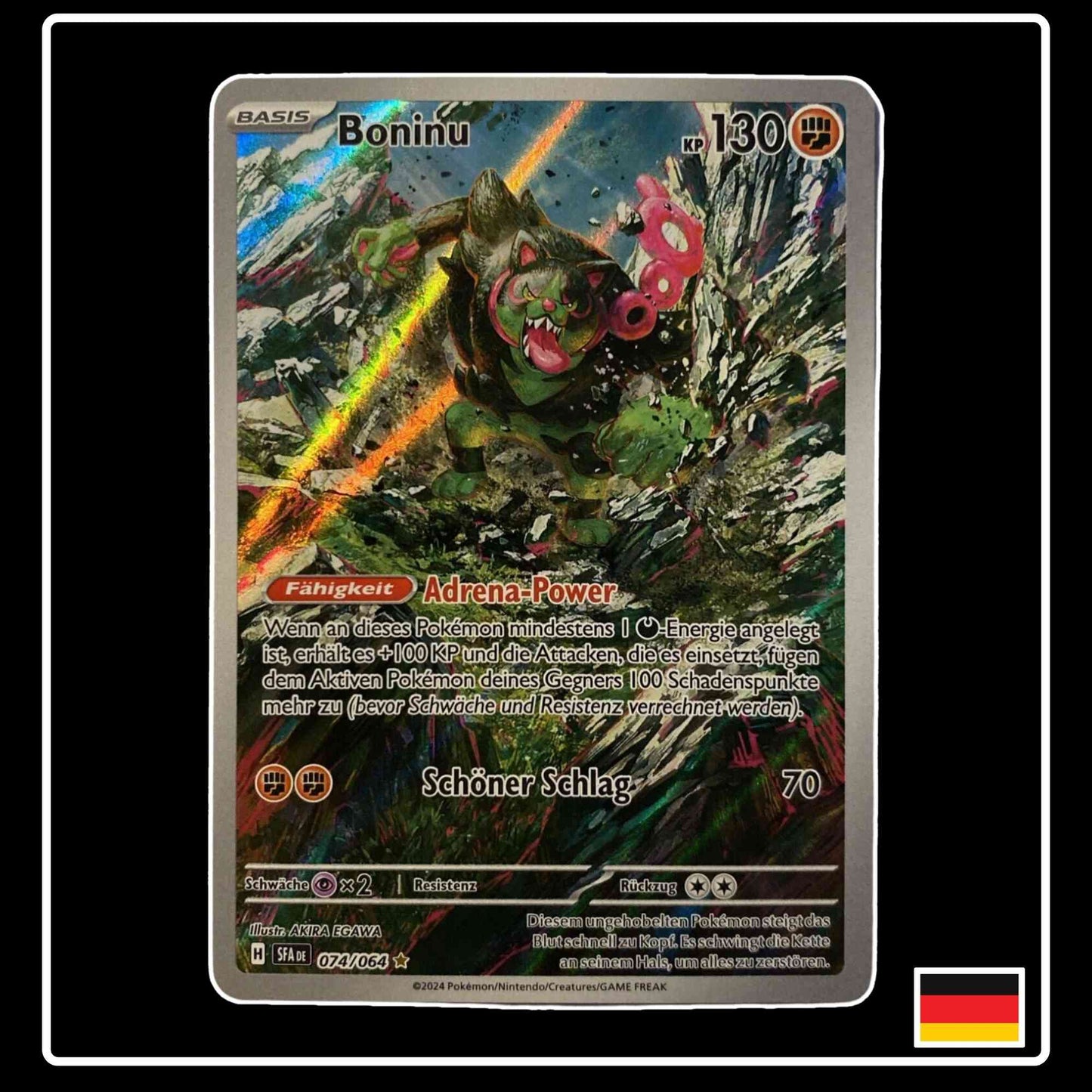 Boninu Illustration Rare 074/064 Pokemon Nebel der Sagen