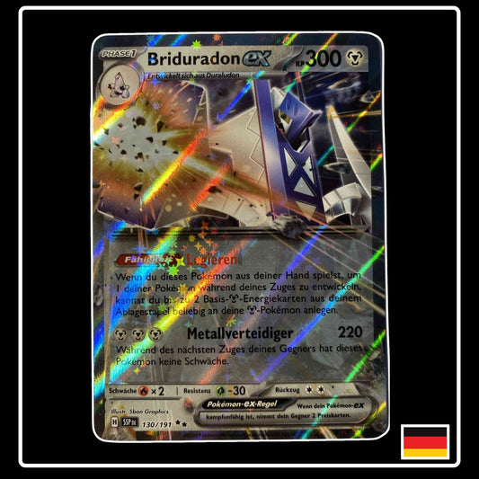 Briduradon ex 103/191 Pokemon Stürmische Funken