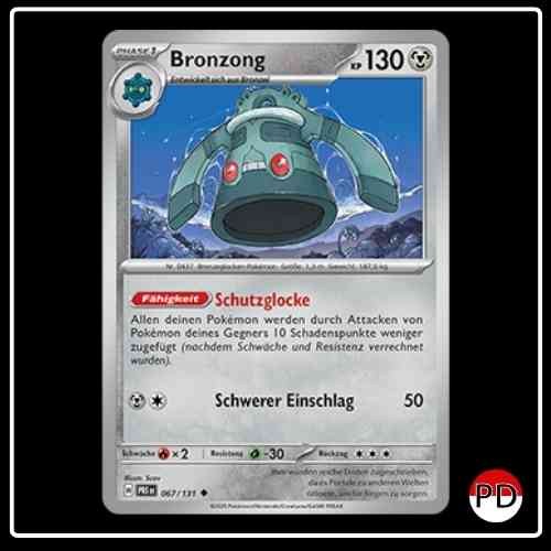 Bronzong 067/131 Pokemon Prismatische Entwicklungen
