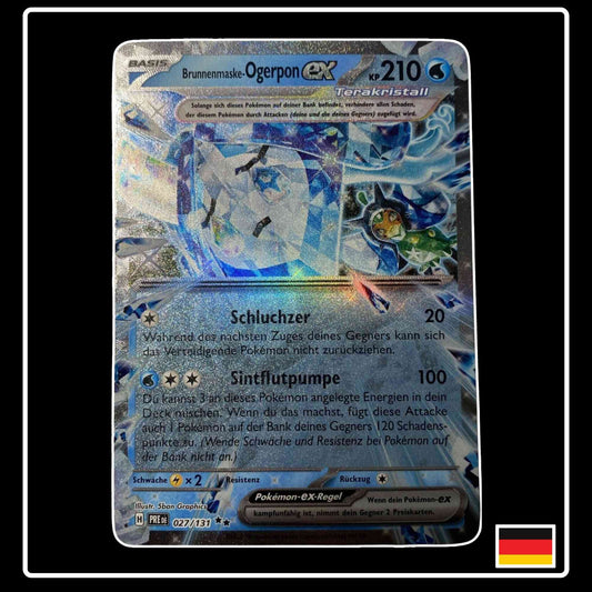 Brunnenmaske-Ogerpon ex 027/131 Pokemon Prismatische Entwicklungen