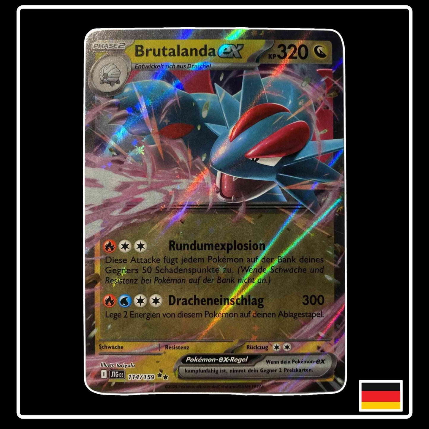 Brutalanda ex 114/159 Pokemon Reisegefährten