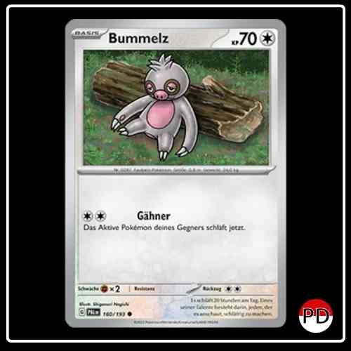 Bummelz 160/193 Pokemon
