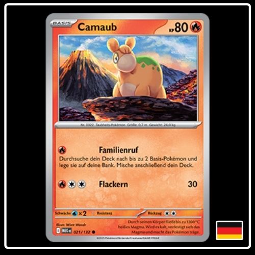 Camaub 021/132 Pokemon Mega Entwicklung