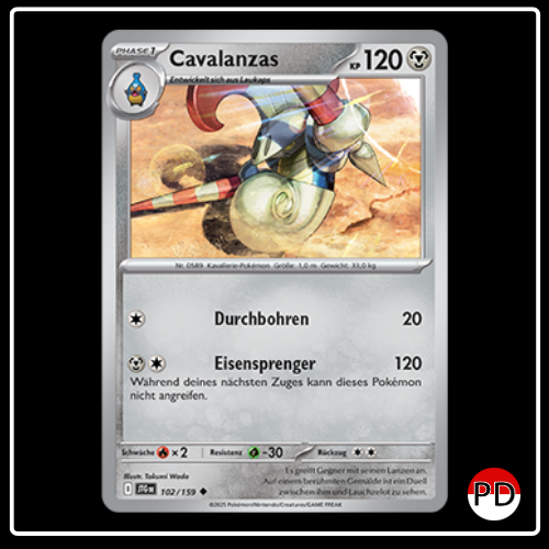 Cavalanzas 102/159 Pokemon Reisegefährten