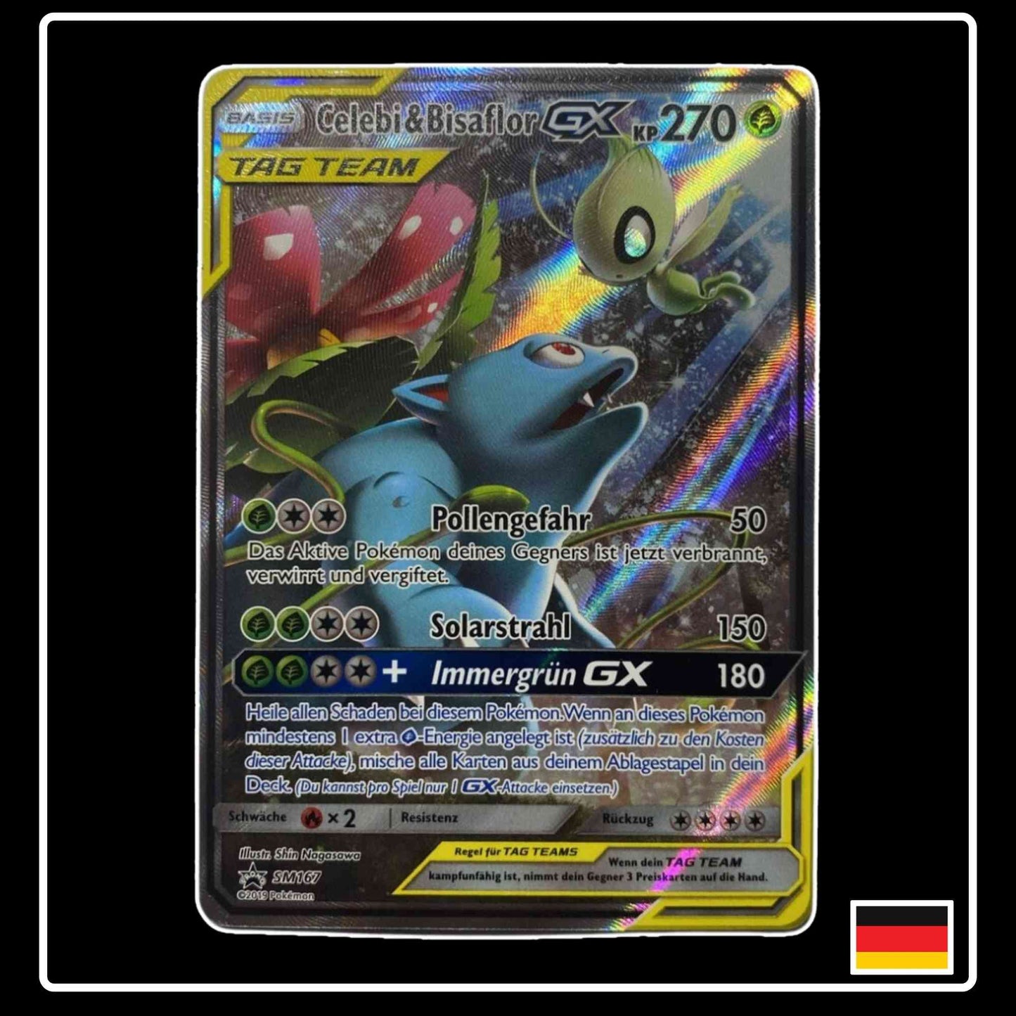 Celebi & Bisaflor GX Pokemom SM167