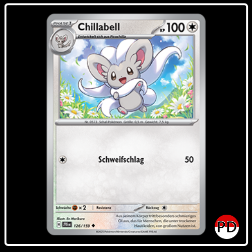 Chillabell 126/159 Pokemon Reisegefährten