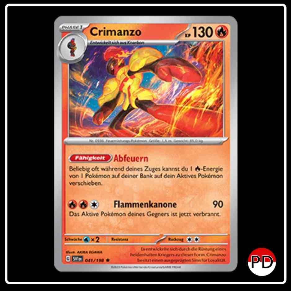 Crimanzo 041/198 Pokemon