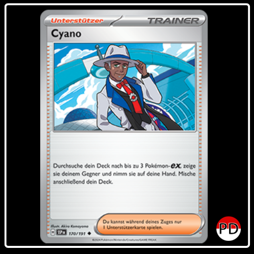 Cyano 170/191 Pokemon Stürmische Funken