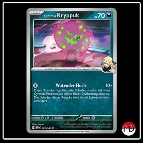 Cynthias Kryppuk 129/182 Pokemon Ewige Rivalen