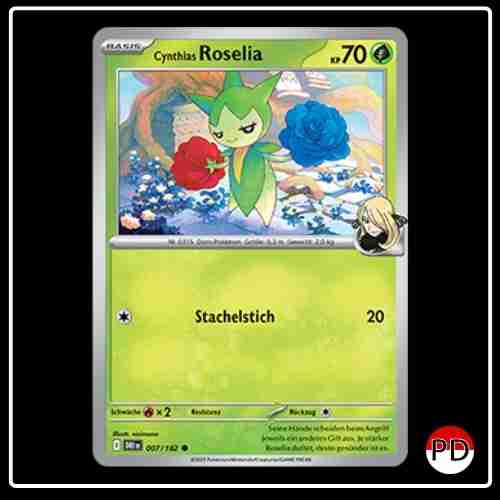 Cynthias Roselia 007/182 Pokemon Ewige Rivalen