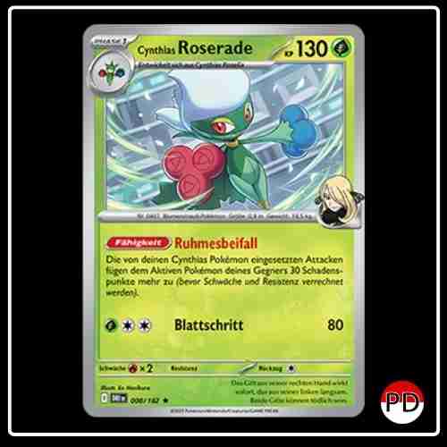 Cynthias Roserade 008/182 Pokemon Ewige Rivalen