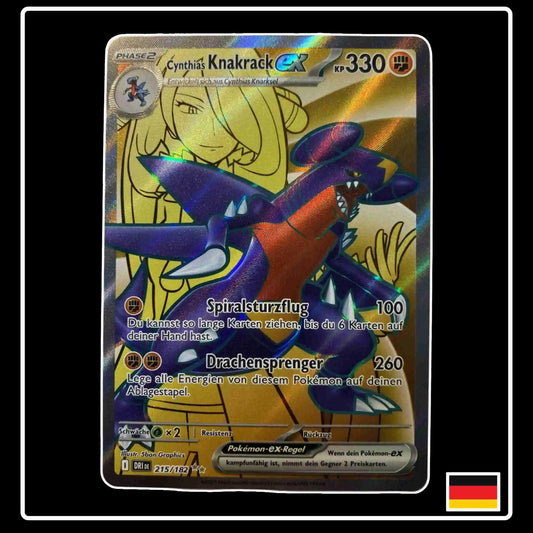 Cynthias Knakrack ex 215/182 Pokemon Ewige Rivalen