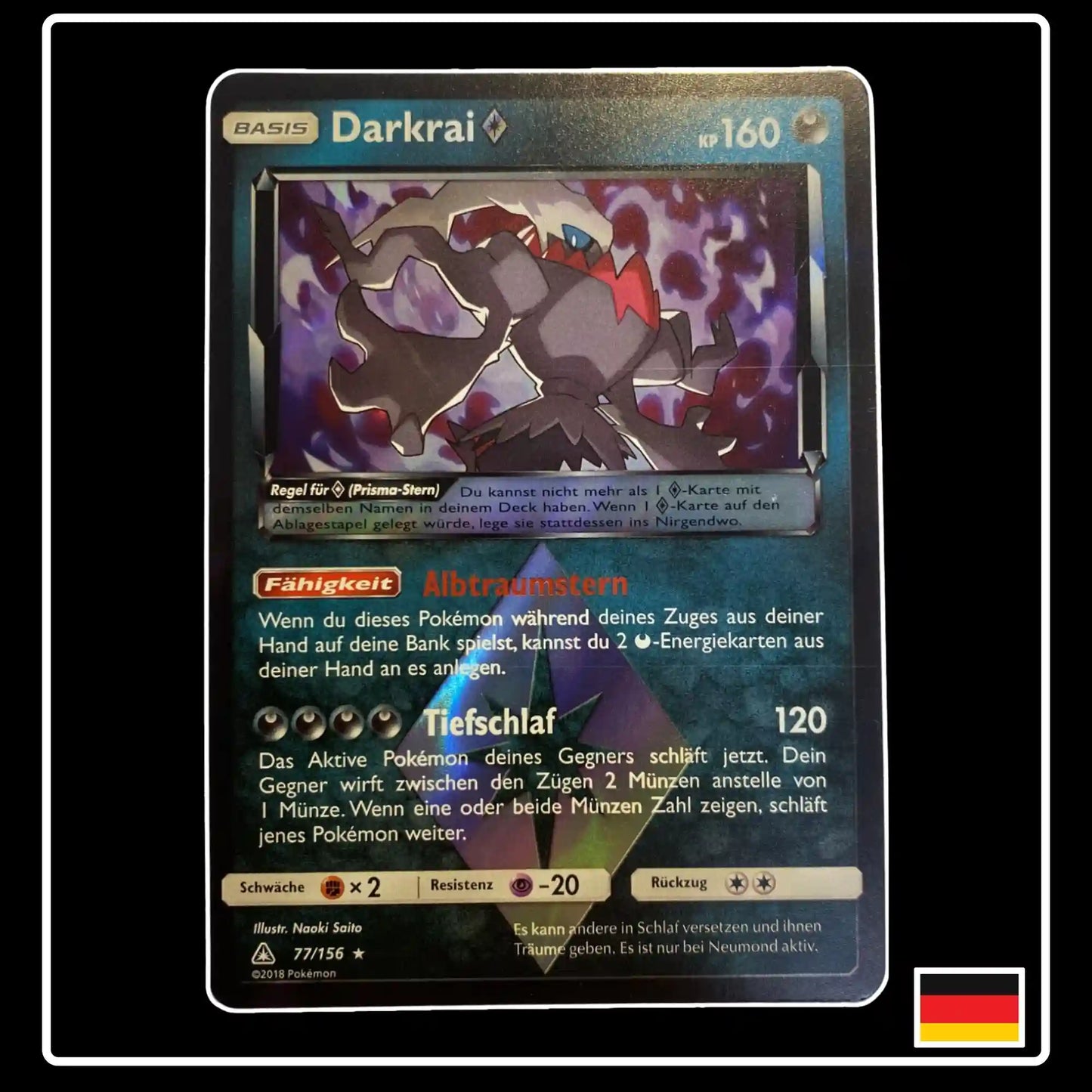 Darkrai Prisma-Stern 77/156 Pokemon Ultra-Prisma