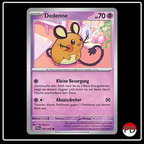 Dedenne 036/091 Pokemon Paldeas Schicksale