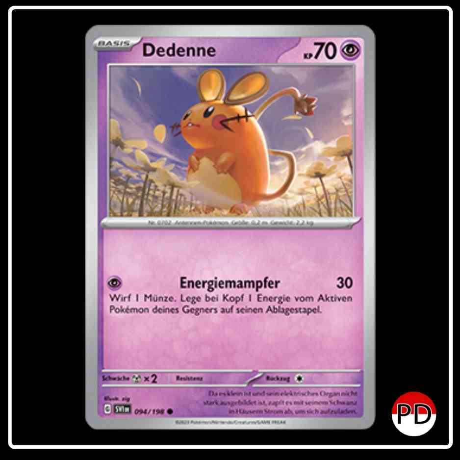 Dedenne 094/198 Pokemon Karemsin & Purpur
