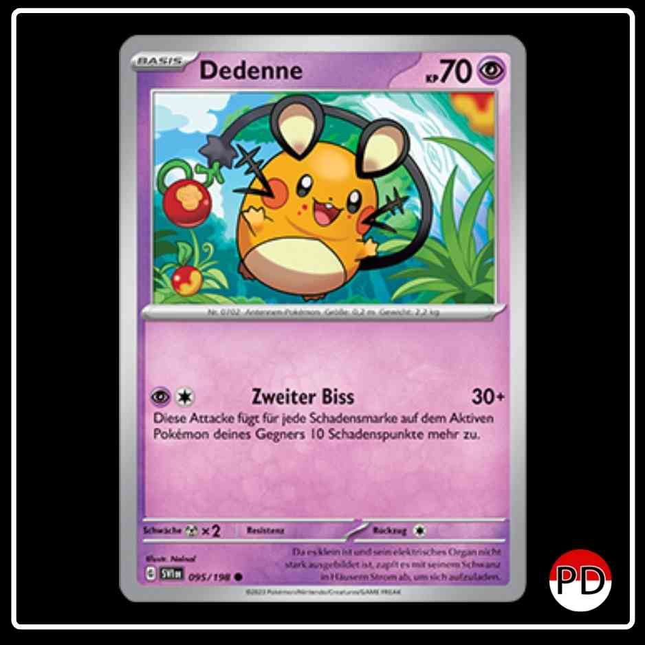 Dedenne 095/198 Pokemon Karmesin & Purpur