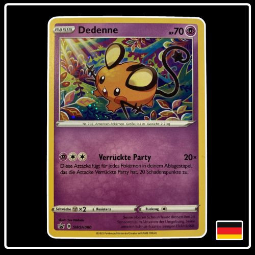 Dedenne HOLO SWSH080 Pokemon SWSH Black Star Promo