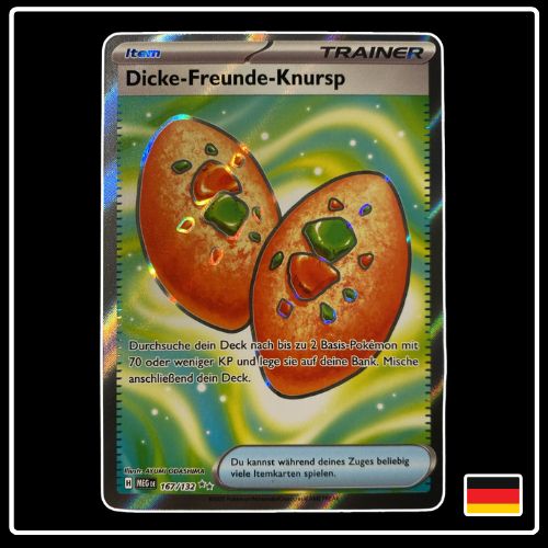 Dicke Freunde Knursp Trainer Full Art 167/132 Pokemon Mega Entwicklung