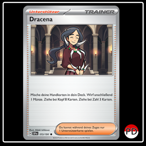 Dracena 173/191 Pokemon Stürmische Funken