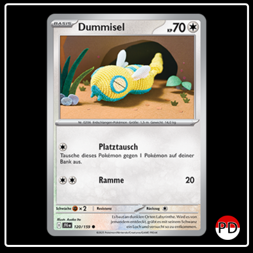 Dummisel 120/159 Pokemon Reisegefährten