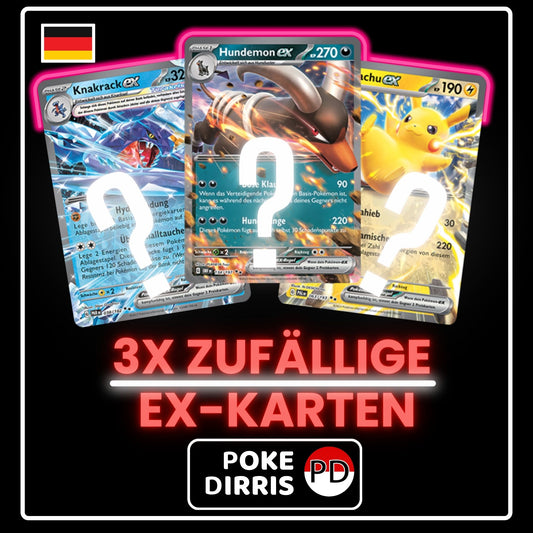 3x ex-Karten Deutsch Karmesin & Purpur (Zufällige Auswahl)