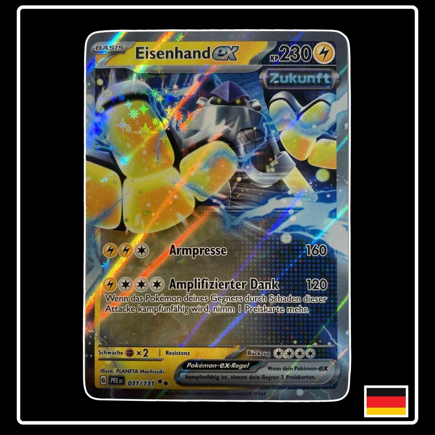 Eisenhand ex 031/131 Pokemon Prismatische Entwicklungen