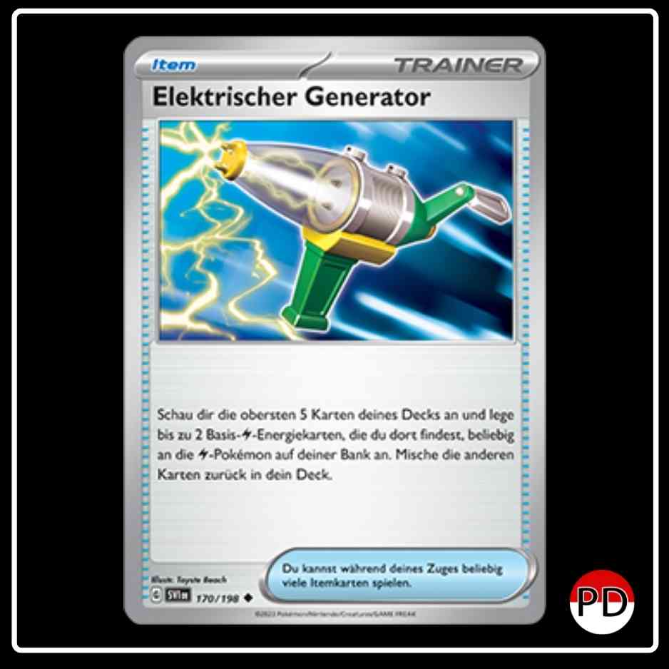 Elektrischer Generator 170/198 Pokemon